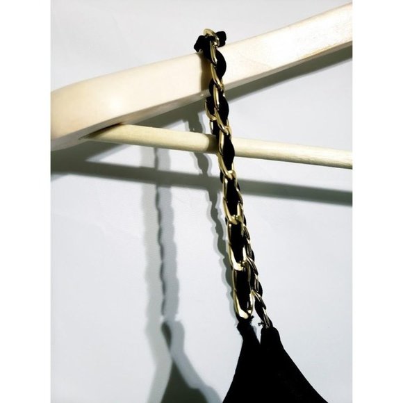 Michael Khors black/Gold strap top M - Picture 4 of 12